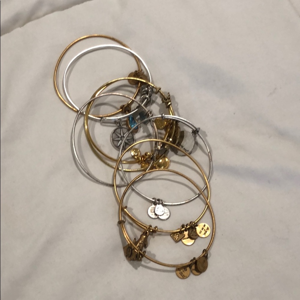 LOT OF •8• alex and ani bracelets!